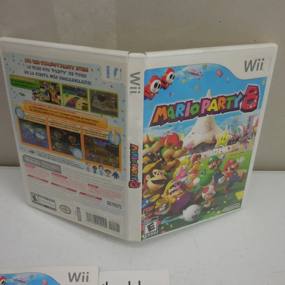 Mario Party 8 Nintendo Wii CIB Complete with Manual Tested & Working Game